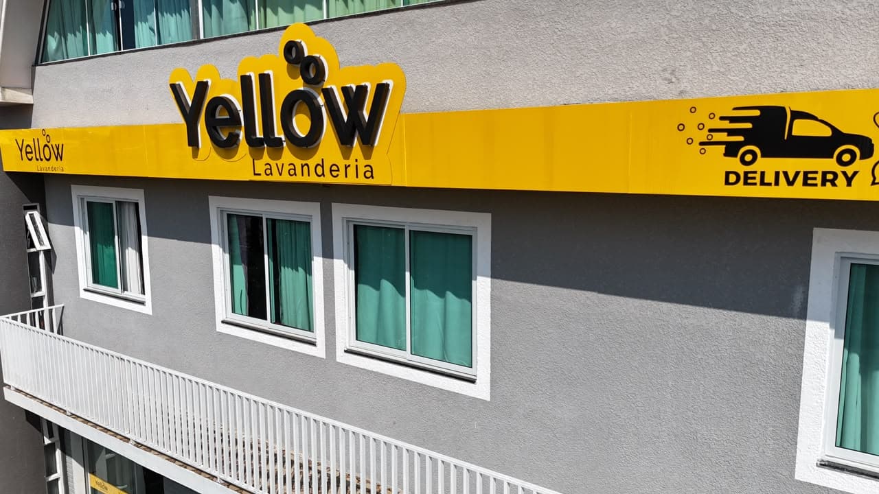 Estrutura da Lavanderia Yellow, lavanderia industrial em Curitiba para empresas